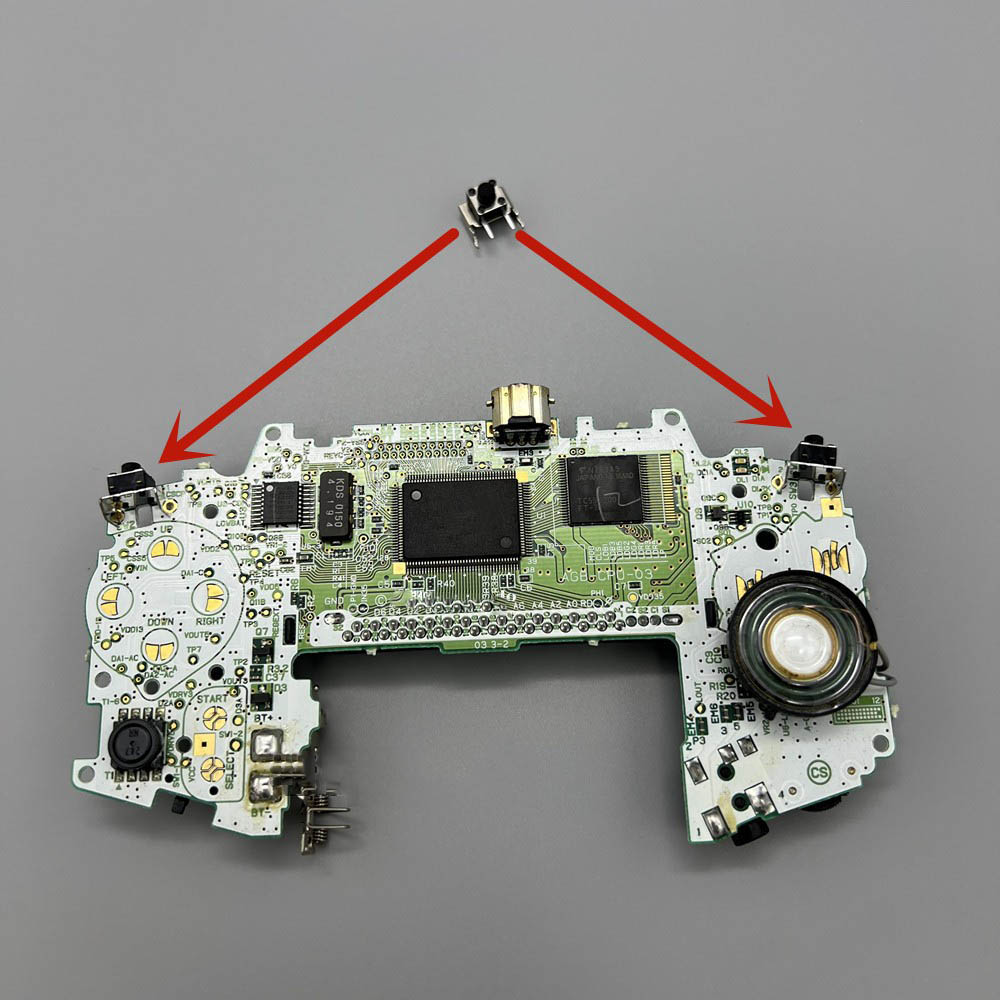 Gaming Console Buttons - GBA Oyun Konsolu için Anakart L
