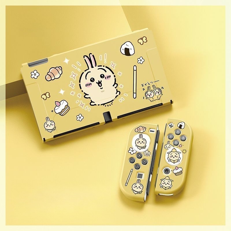 Nintendo Switch Case - Sıcak Usagi Chiikawa Yumuşak TPU Buzlu