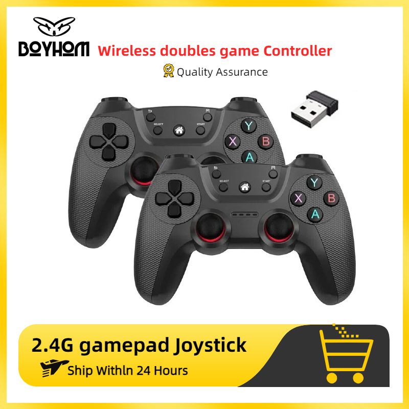 Gaming Console For Android Tv - BOYHOM kablosuz Linux için iki katına