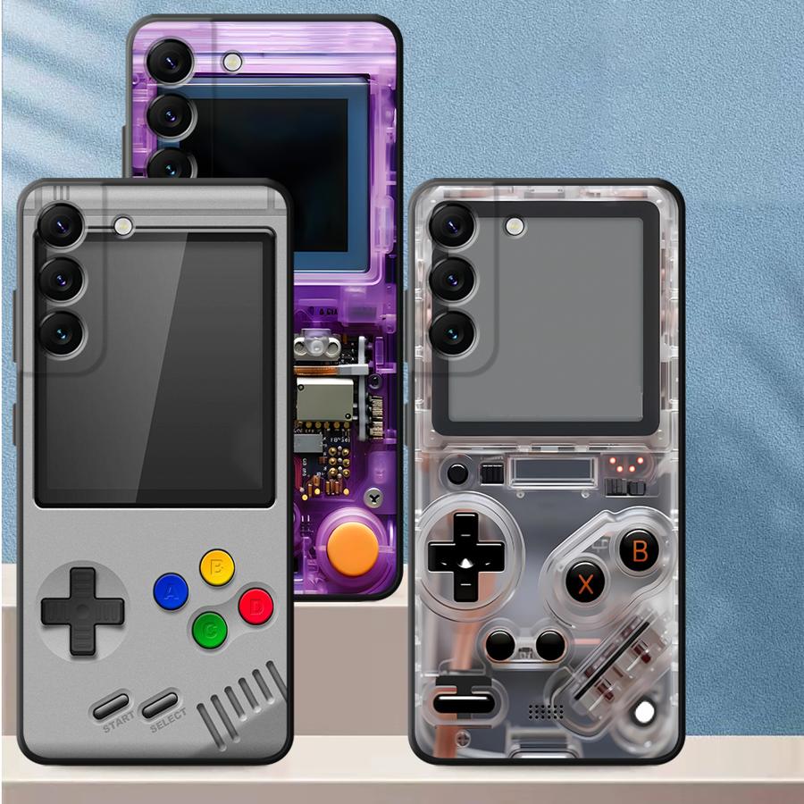 Gaming Console In - Mor Oyun Konsolu Desenli Telefon Kılıfı