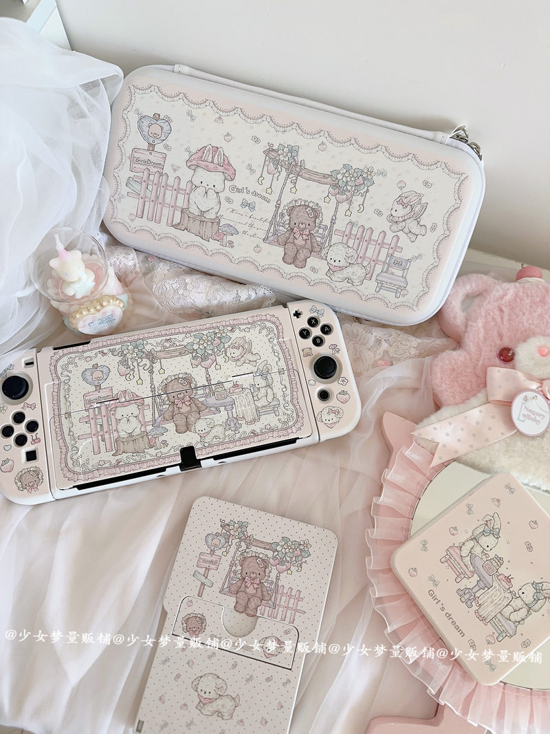 Nintendo Switch Case - Kızlar İçin Dream Switch Koruyucu Kılıf,