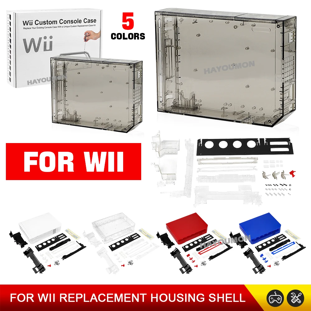 Gaming Console Buttons - YENİ Yükseltilmiş TRN Siyah WII İçin