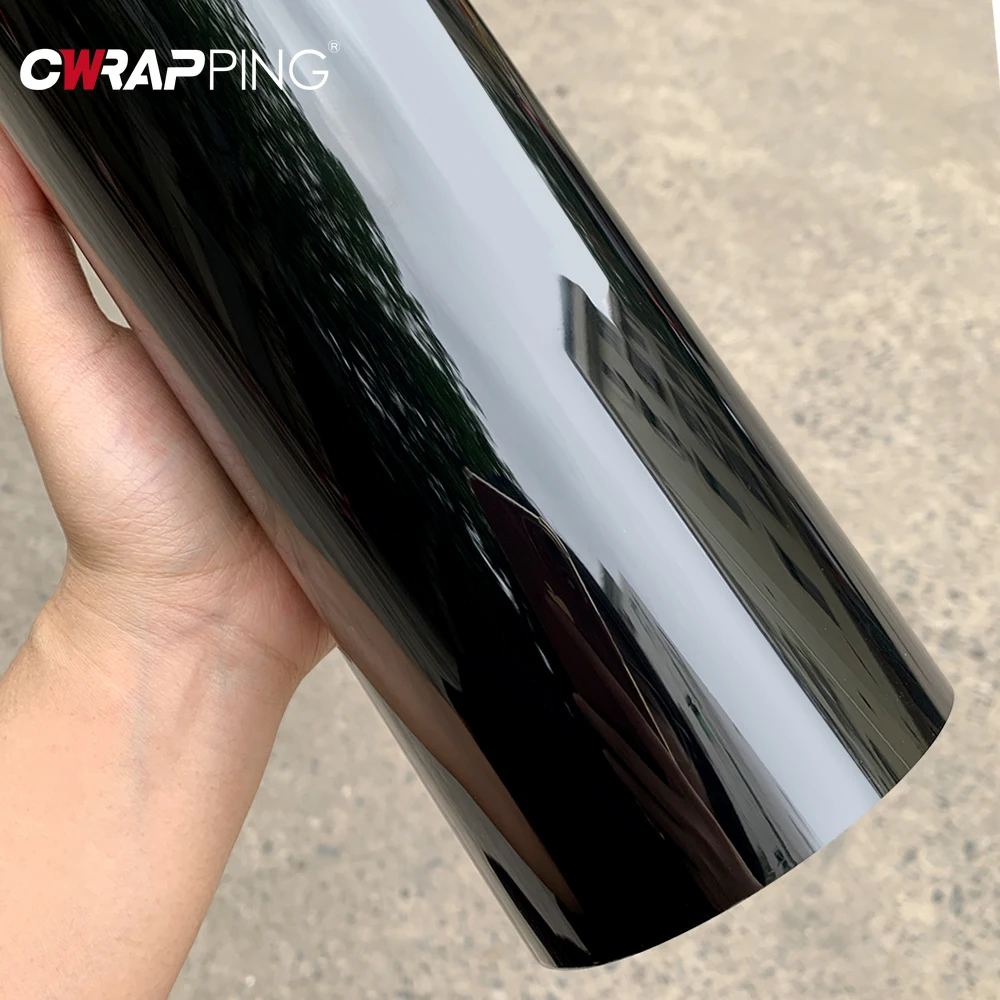 Console Skin Wrap - Ultra Parlak PET Piyano Siyahı Vinil