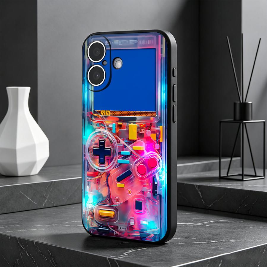 Gaming Console X12 - Renkli Oyun Konsolu Telefon Kılıfı Apple