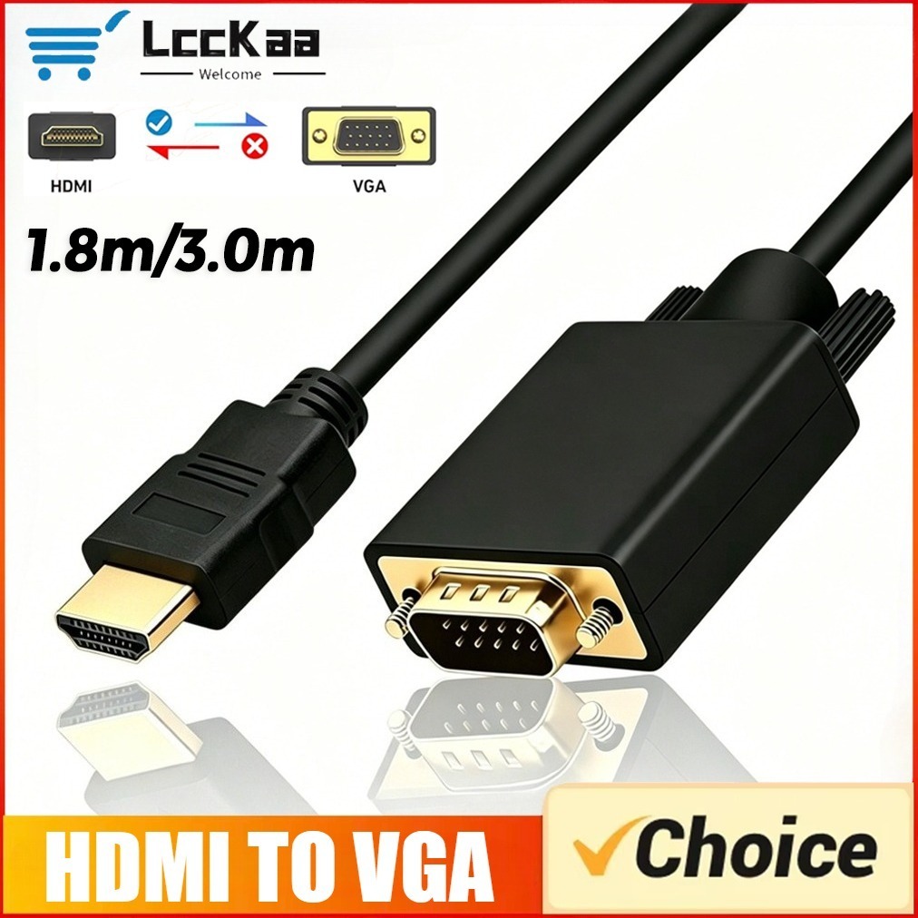 Gaming Console Bundle - 1080P HDMI uyumlu VGA Dönüştürücü Altın