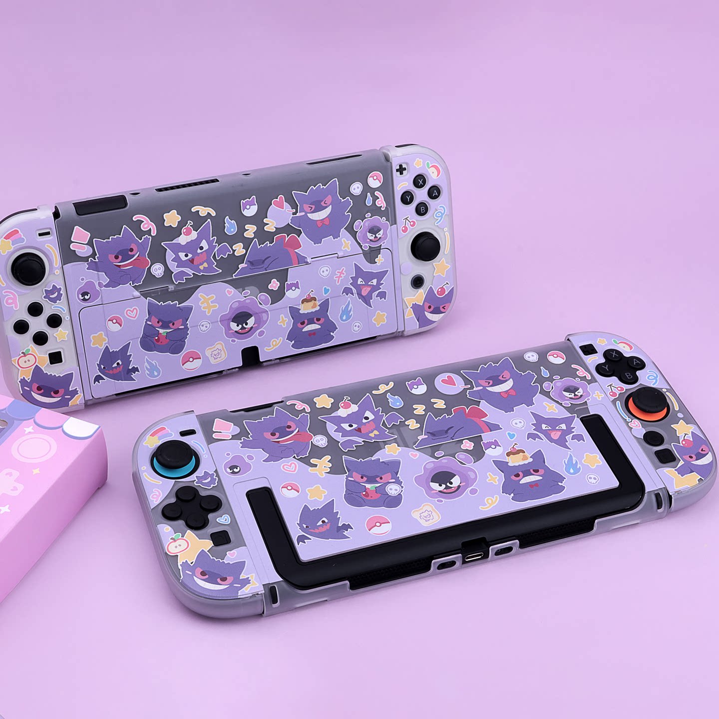 Nintendo Switch Case - Switch 2 için Yarı Şeffaf Sert