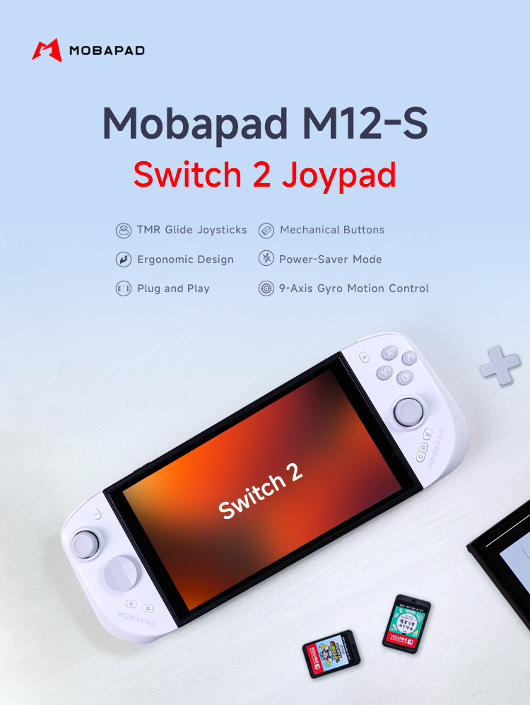 MOBAPAD M12 S Joycon Oyun Kuma - Gaming Console Buttons incelemesi ve fiyatı