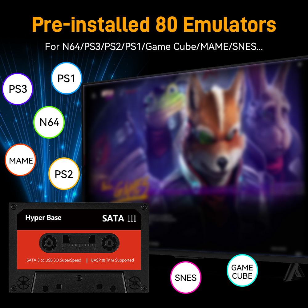 Batocera 500G/2T Emulator Oyun - Gaming Console Video Game incelemesi ve fiyatı