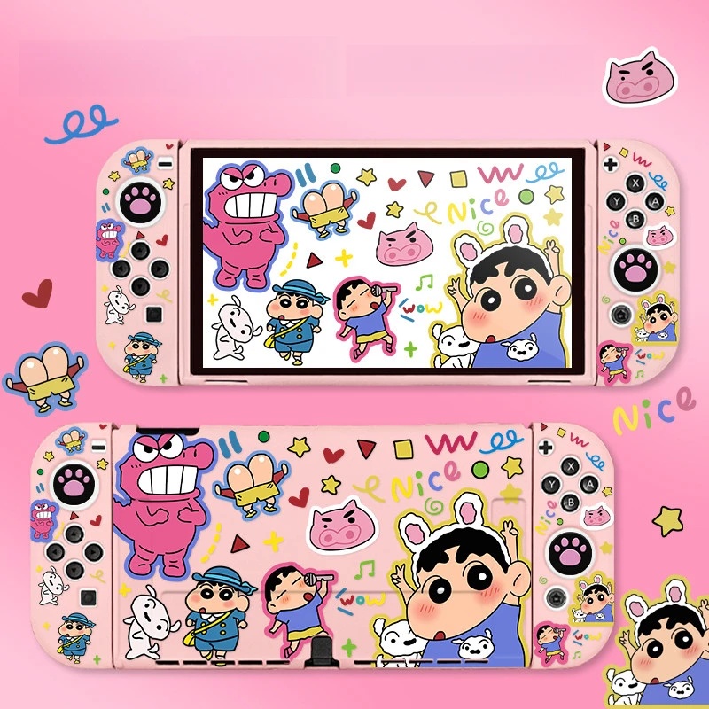 Kawaii Çizgi Film Crayon Shin- - Gaming Console Nintendo Switch Oled Model incelemesi ve fiyatı