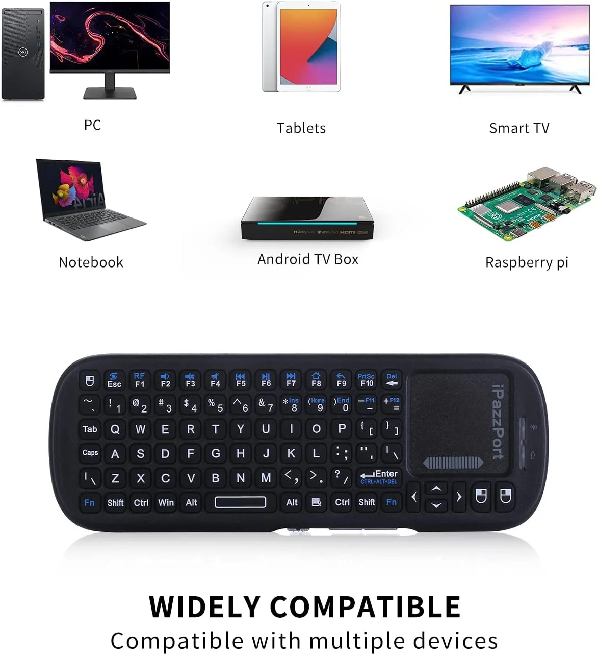 IPazzPort 2.4G Mini Kablosuz K - Gaming Console For Smart Tv incelemesi ve fiyatı