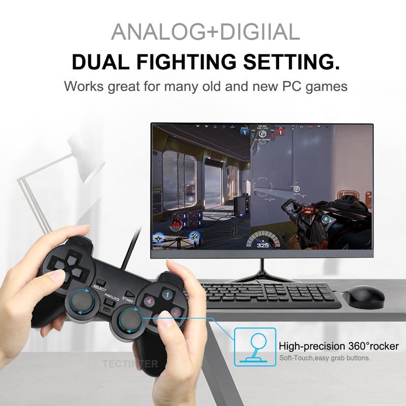Kablolu USB PC Oyun Joystick G - Laptop Gaming Console incelemesi ve fiyatı