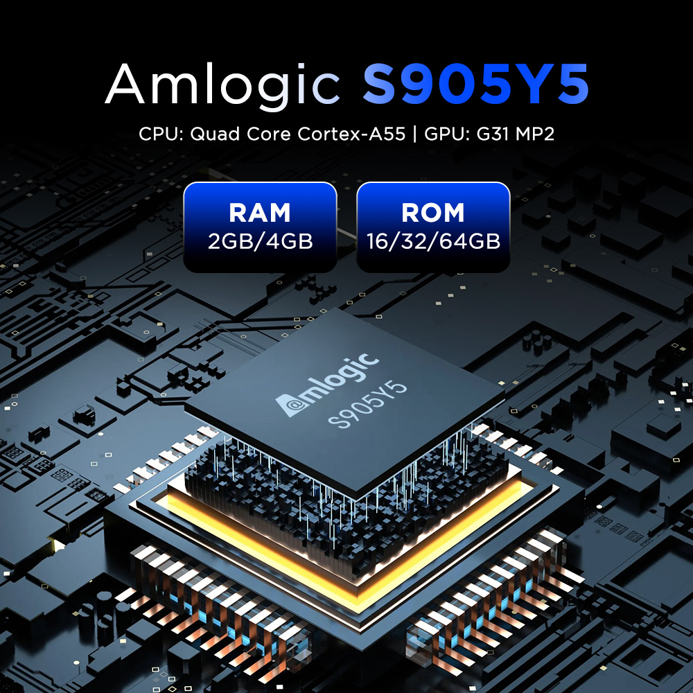 Amlogic S905Y5 Android 14.0 4K - Gaming Console For Android Tv incelemesi ve fiyatı