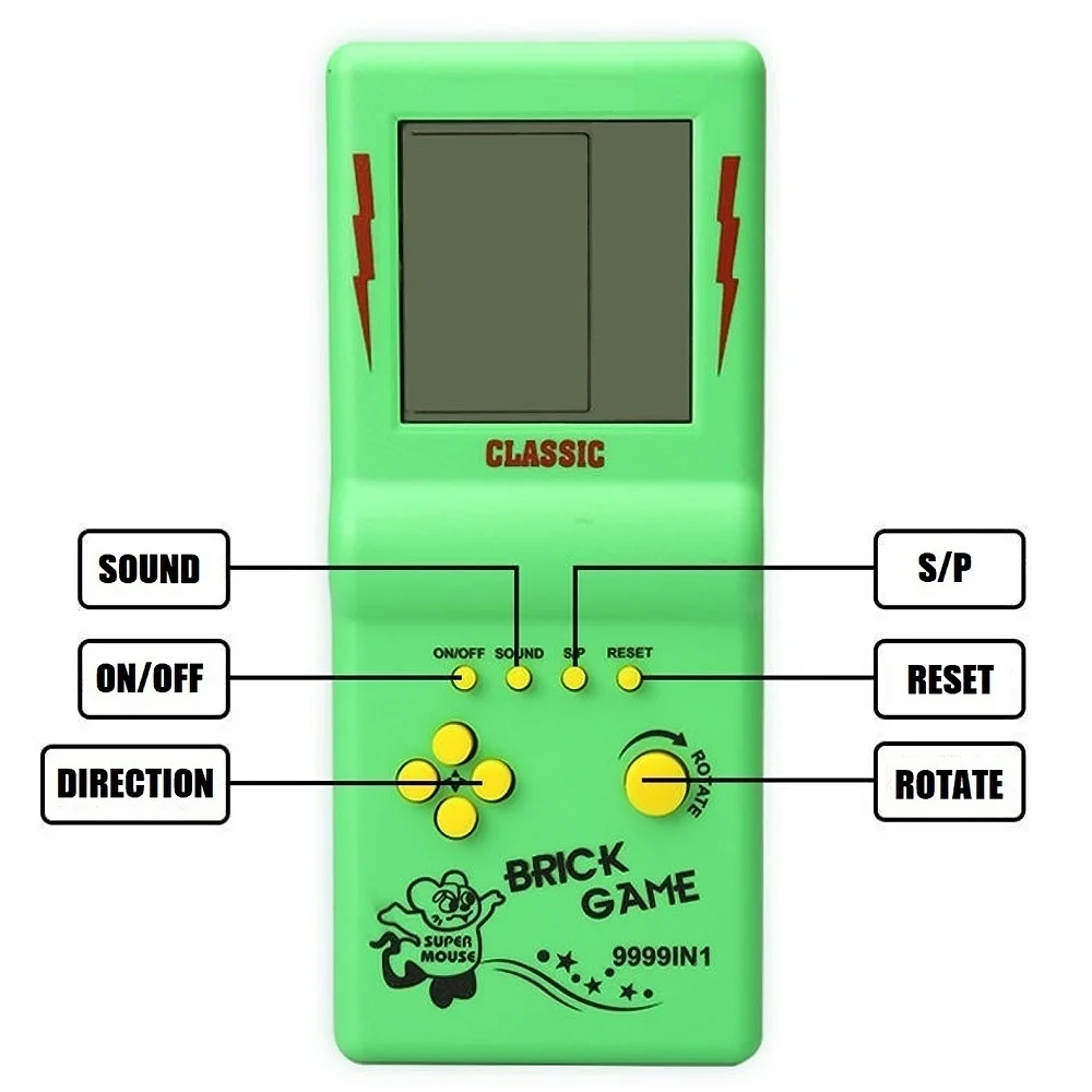 Nostaljik 3,5 inç Tetris El Ti - Gaming Console Years incelemesi ve fiyatı